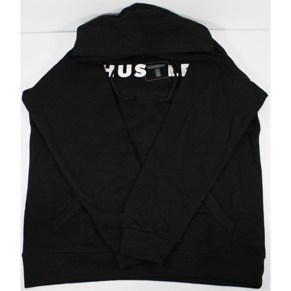 HUSTLE TILT PULLOVER HOODIE - BLK - M