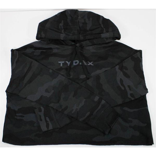 ORIGINAL CROP HOODIE - BLK - CAMO - SMALL