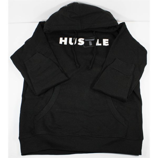 HUSTLE TILT PULLOVER HOODIE - LARGE