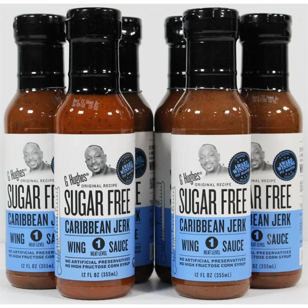 6 G HUGHES SF WING SAUCE CARIBBEAN JERK