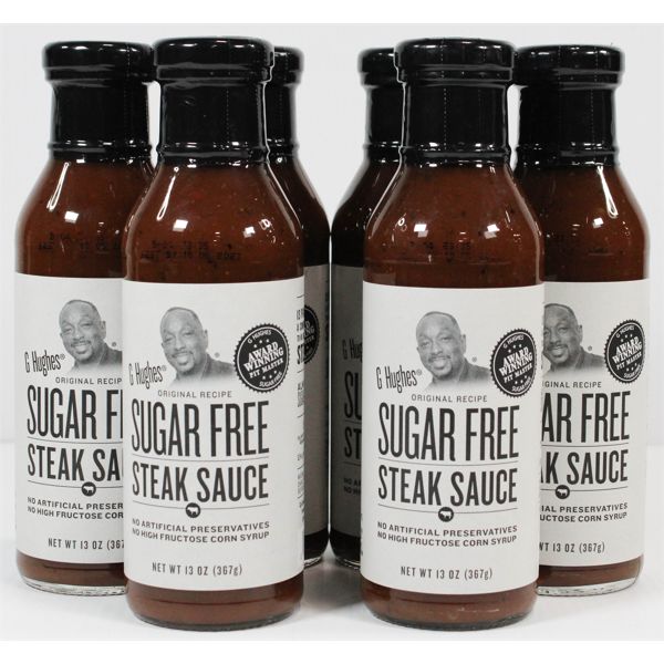 6 G HUGHES SF STEAK SAUCE