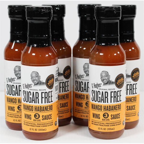 G HUGHES SF WING SAUCE MANGO HABANERO BOX