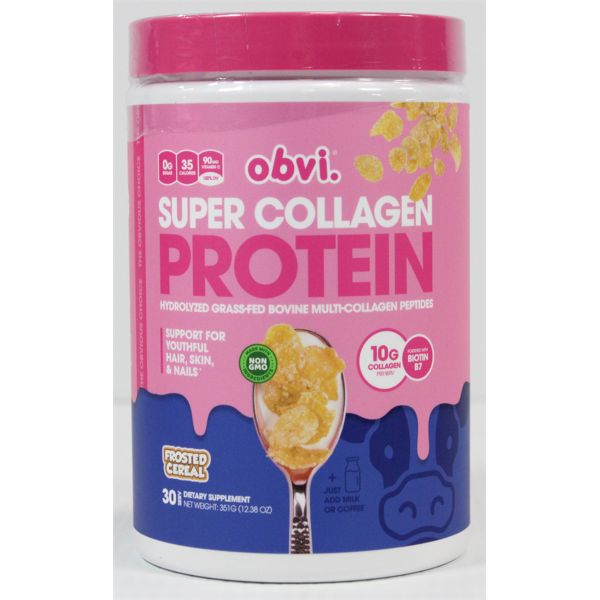 OBVI SUPER COLLAGEN FROSTED CEREAL