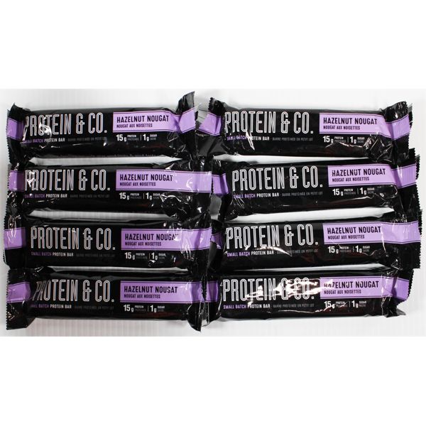 8 - PROTEIN & CO HAZELNUT NOUGAT SINGLES 