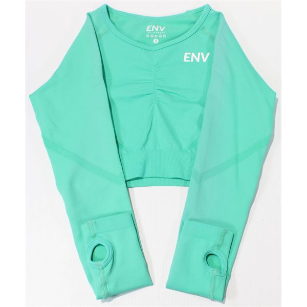 ENV ACTIVEWEAR WOMEN'S SHIRT TOP - GREEN