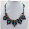 Image 1 : Tibet Natural Stone Tribal Queen Royal Necklace