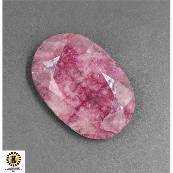 #226-GENUINE RED BERRYLE GEMSTONE 61.10CT