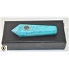 Image 1 : NEW ARTIFICIAL BLUE TURQUOISE STONE PIPE