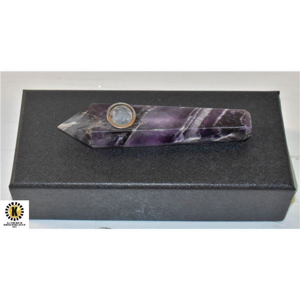 NEW DREAM AMETHYST STONE PIPE