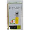 Image 1 : 100ML OIL SPRAY BOTTLE WITH ACCESSORIES