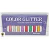 NEW BESTLAND 10 BOTTLES OF COLOURED GLITTER