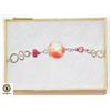 Image 1 : NEW SILVER GEMSTONE BRACELET IN GIFT BOX.