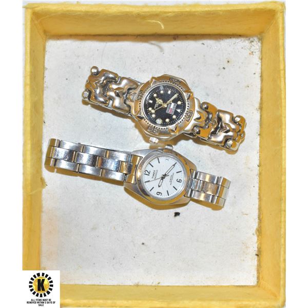 2 LADIES ESTATE WRIST WATCHES; TOMMY HILFIGER &