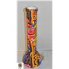 Image 1 : NEW SILICONE 14" TALL GRAFFITI STYLE BEAKER BONG