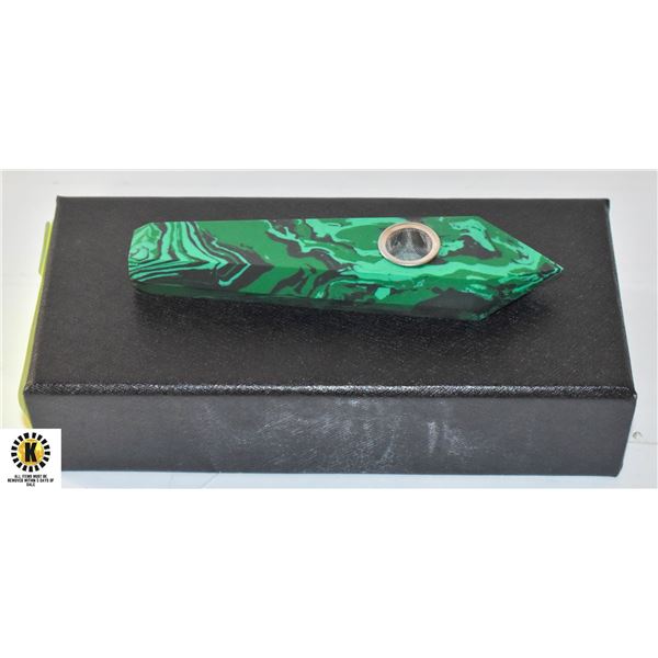 NEW ARTIFICIAL MALACHITE STONE PIPE