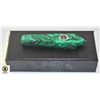 Image 1 : NEW ARTIFICIAL MALACHITE STONE PIPE