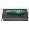 Image 1 : NEW ARTIFICIAL MALACHITE STONE PIPE