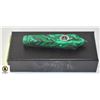 Image 1 : NEW ARTIFICIAL MALACHITE STONE PIPE