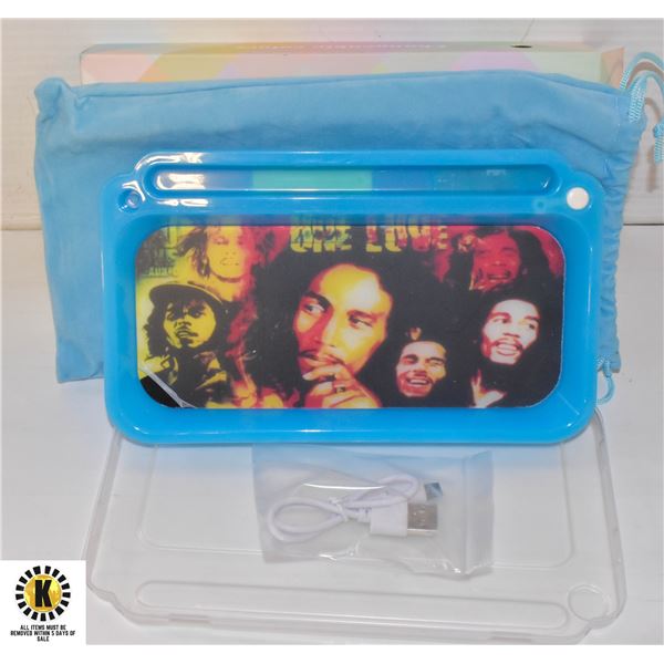 NEW BOB MARLEY THEMED LED ROLLING TRAY