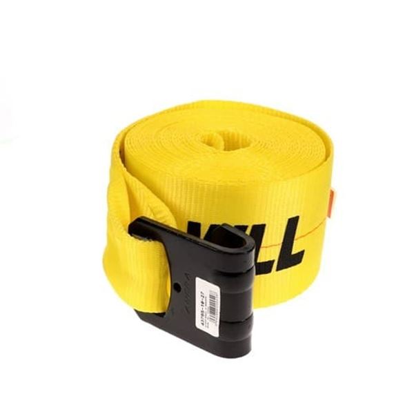 NEW DC CARGO 4  X 30' WINCH STRAP WITH FLAT HOOK