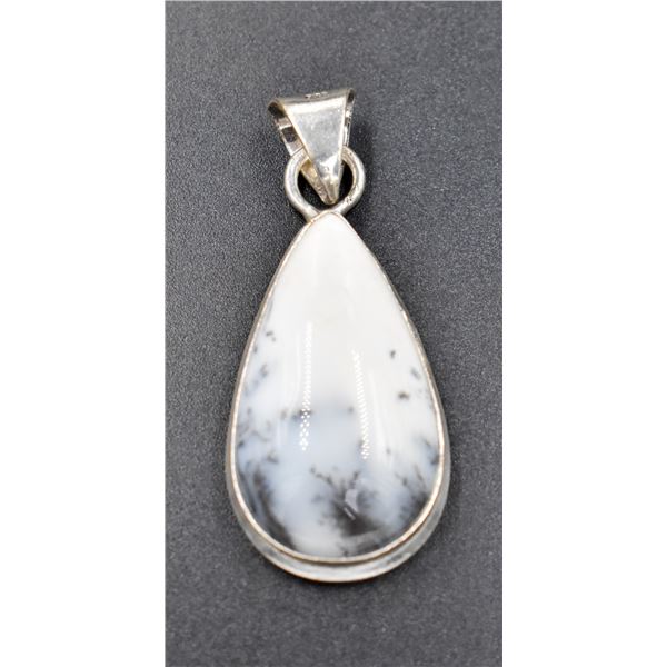 # 8-NATURAL DENDRITIC OPAL PENDANT