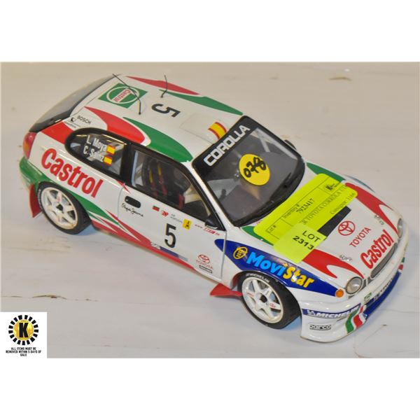 RALLY CAR TOYOTA CORROLA 1/18 SCALE