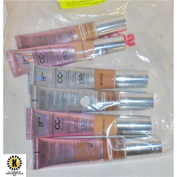 BAG OF 6 IT FULL COVERAGE CREAM ANTI-AGING