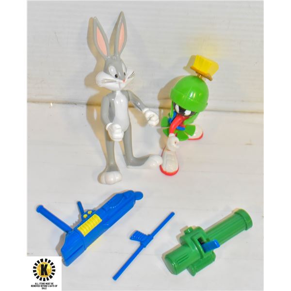 VINTAGE 1995 BUGS BUNNY AND MARVIN MARTIAN