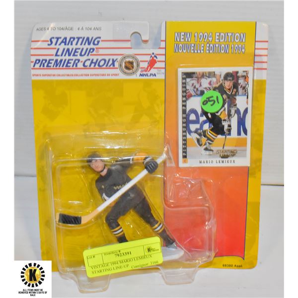 VINTAGE 1994 MARIO LEMIEUX STARTING LINE-UP