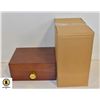 Image 1 : 2 NEW WOODEN STASH BOXES WITH INNER TRAY