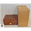 Image 1 : 2 NEW WOODEN STASH BOXES WITH INNER TRAY