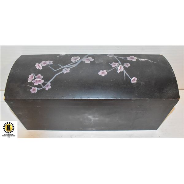 DECORATIVE FLORAL STROAGE BOX