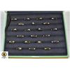 Image 1 : GREEN RING BOX W/ 21 DOLPHIN RINGS