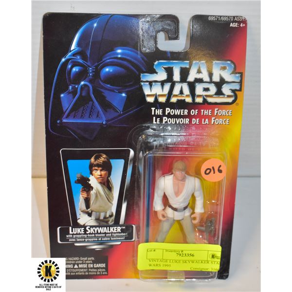 VINTAGE LUKE SKYWALKER STAR WARS 1995
