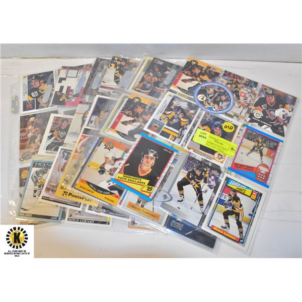 MARIO LEMIEUX 64 CARDS INCLUDES GAME JERSEY