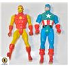 Image 1 : VINTAGE 1984 IRON MAN AND 1990 CAPTAIN AMERICA