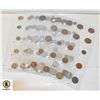 Image 1 : LARGE LOT OF OLD COINS AND CURRENCY INCLUDES