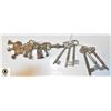 Image 1 : 6 SKELETON KEYS SOLD WITH KEYS FOR