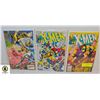 3 PACK OF X-MEN COMICS