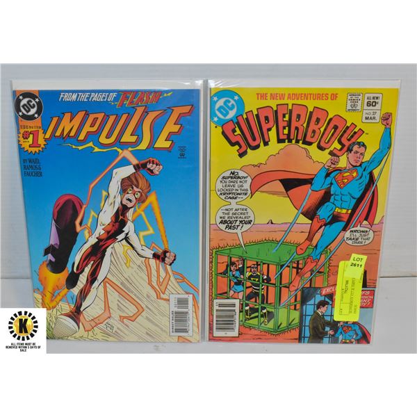 SUPERBOY #27 & IMPULSE #1 KEY ISSUE