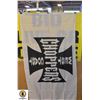 Image 1 : IRON CROSS WHITE CHOPPERS FLAG,3 FT BY 5 FT