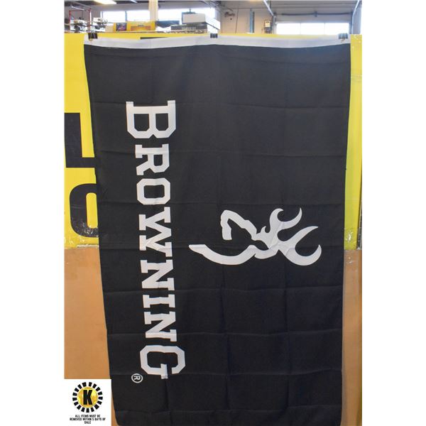 BROWNING FLAG,3 FT BY 5 FT