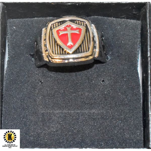 NEW KNIGHTS TEMPLAR MENS RING SIZE 11