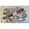 Image 1 : BOX OF WATCHES (LOCKER FIND)  NEED BATTERIES