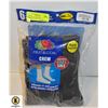Image 1 : BLK CREW SOCKS,SIZE 12-16,6-PACK,FRUIT OF THE
