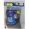 Image 1 : BLK CREW SOCKS,SIZE 12-16,6-PACK,FRUIT OF THE