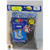 Image 1 : BLK CREW SOCKS,SIZE 12-16,6-PACK,FRUIT OF THE
