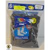 Image 1 : BLK CREW SOCKS,SIZE 12-16,6-PACK,FRUIT OF THE