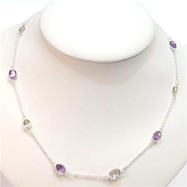 S257-23 SILVER (10CT) CUSTOM CRAFTED NECKLACE