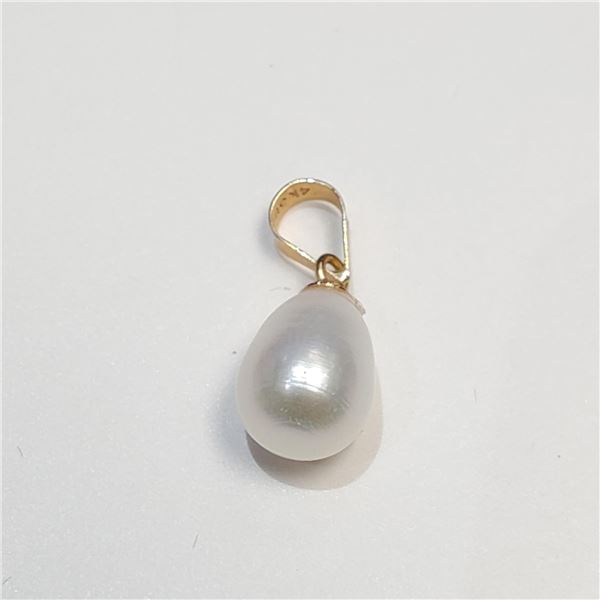 S257-38 14K FRESH WATER PEARL PENDANT